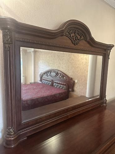 комод с зеркалом: Буфет, Без мойки, Дерево — 2