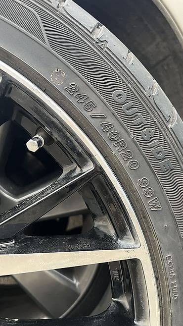 et35: Колеса в сборе 245 / 40 / R 20, Лето, Б/у, Комплект, Литые, отверстий - 5 — 6