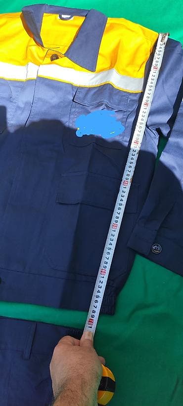 строительные форма: Костюм рабочий сигнальный (куртка + брюки) Описание: - Комплект для — 5
