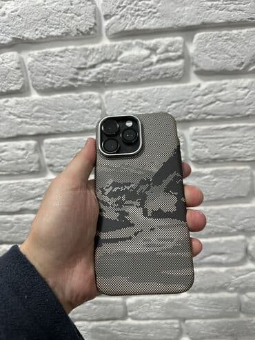 iphone 12 pro расрочка: IPhone 15 Pro Max, Б/у, 256 ГБ, Черный, Чехол, 92 % — 1