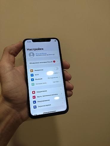 apple x: IPhone X, Б/у, 256 ГБ, Серебристый, Кабель, 100 % — 3