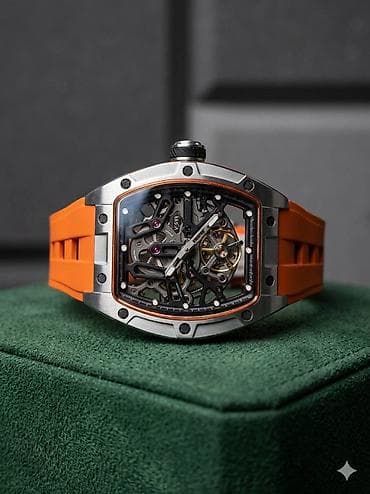 Личные вещи: MEGIR Skeleton Tourbillon • Механизм: Автоматический (заводится от — 2