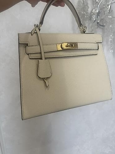 acne studio: Сумка-тоут в стиле Kelly, кремовый цвет (айвори). 30см * 20см Новая — 1
