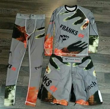 фудболка шорта: Скидка! Скидка! Скидка! Экипировка! Рашгард: 1333 сом Шорта: 1333 сом — 1