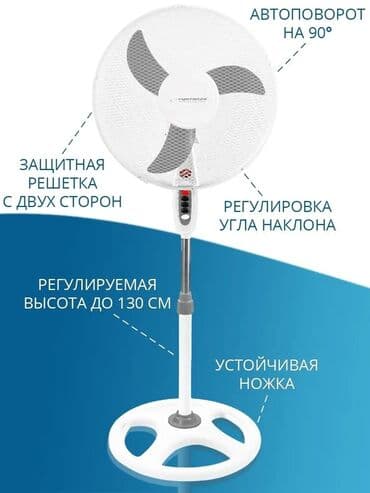винтилятор ош: Желдеткич Үстөл үчүн, Канаттары менен — 2