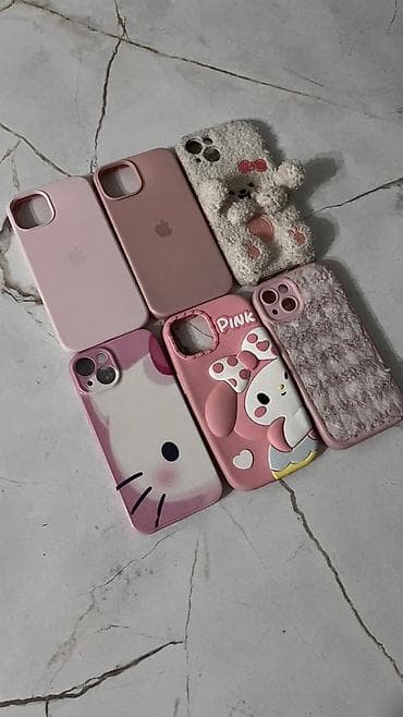 iphone 7: Набор чехлов для iPhone 13 Коллекция в розово-бежевой гамме с милыми — 2