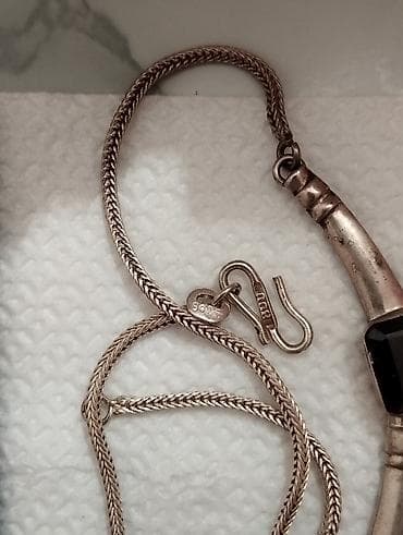 Серебряные колье: Серебряные колье, Женские, Б/у, Аметист — 9