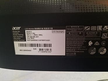 acer s3: Монитор, Acer, Б/у, 23" - 24" — 3