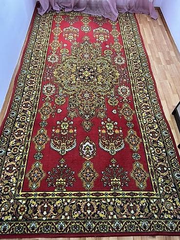 дорожки паласы: Ковер Б/у, Советский, 400 * 200, Шерсть, Безналичная/наличная оплата — 1