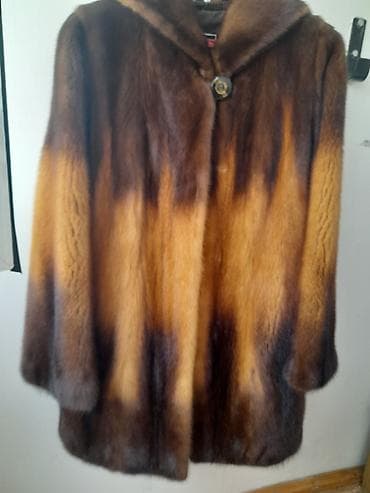 lost cherry: Шуба, По колено, Канада, С капюшоном, 2XL — 1