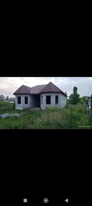 Кыймылсыз мүлк: Продаю отличный участок с видом на поля и на горы. с не достроенным — 3
