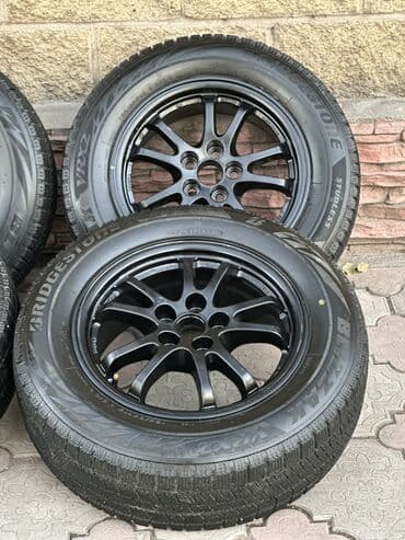 перфорированные тормозные диски: Дөңгөлөктөр монтажда 195 / 65 / R 15, Кыш, Колдонулган, Комплект, Жеңил унаалар, Куйма, тешиктери - 5 — 2