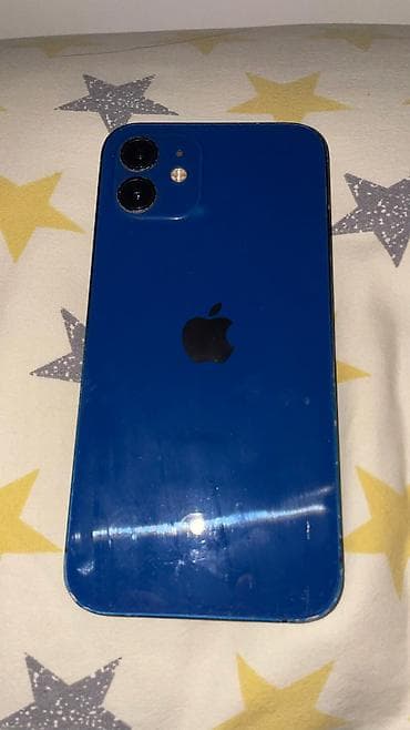 IPhone 12, Б/у, 64 ГБ, Синий, 73 %