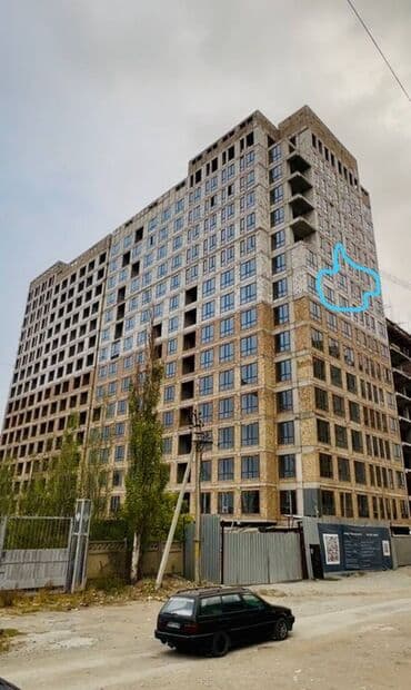 1 комната, 44 м², Элитка, 9 этаж, ПСО (под самоотделку)