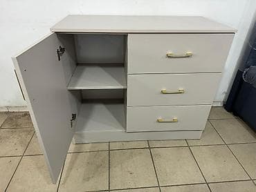 Комод для одежды, Без зеркала, ЛДСП, цвет - Серый — 3