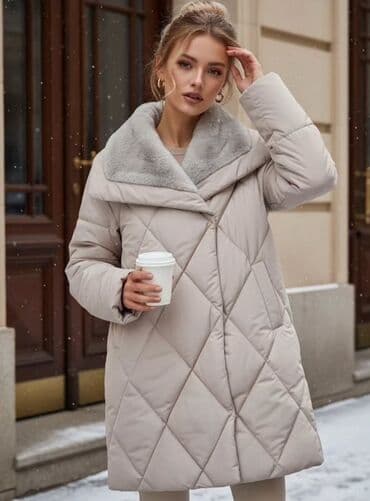 1 куртка зимняя светло серая 2500 сом состояние новой Размер L -48