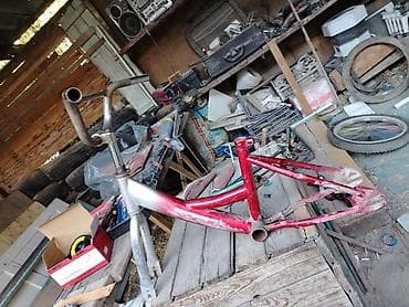 Велосипеды: Рама и вилка для BMX/дёрт в сборе с рулём Комплектация по фото: - — 4