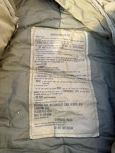 военый одежда: Армейский спальный мешок США (US) Intermediate Cold, с капюшоном - — 3