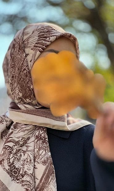 снуды бишкек: Платок/шемизетта с монохромным принтом - Цвет: чёрно-белый - Рисунок — 2