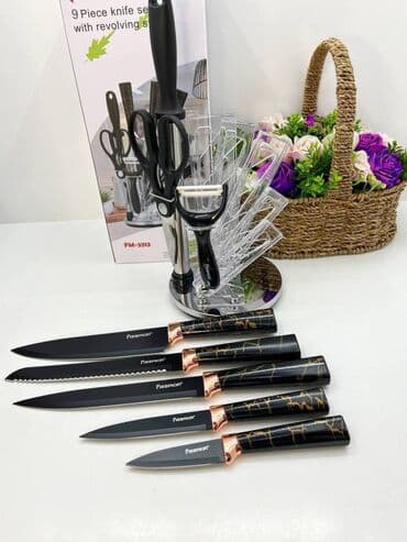 набор кухонных ножей: Бесплатная доставка Доставка по городу бесплатная Набор кухонных — 6