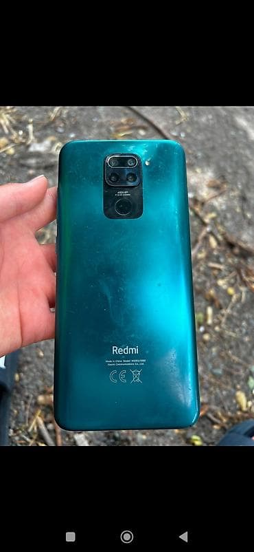 Redmi, Redmi Note 9, Колдонулган, түсү - Жашыл, 2 SIM — 1