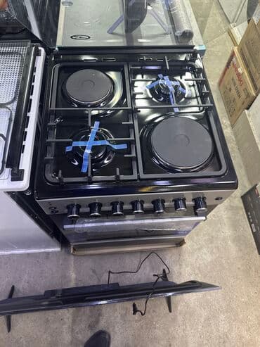 klass газовая плита: Комбинированная, Механическое, Напольная, Новый, Рассрочка — 3