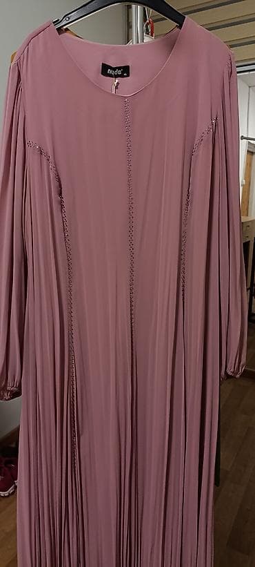 Шубы: Вечернее платье, А-силуэт, Длинная модель, Креп, С рукавами — 2