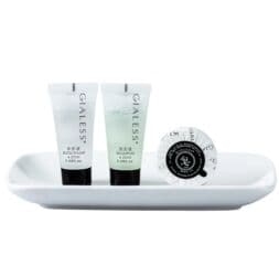 Набор одноразовых гостиничных косметических средств GIALESS. Состав