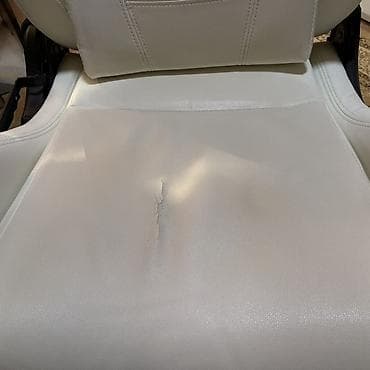 Мебель: Игровое кресло, С колесиками, цвет - Белый, Экокожа — 3