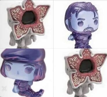 джон уик: Набор коллекционных фигурок kinder joy “STRANGER THINGS” в стиле Funko — 1