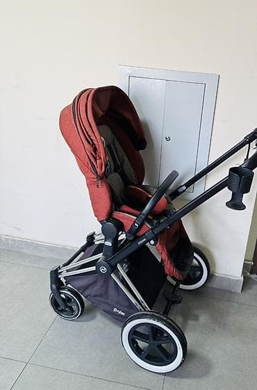 сумка глова: Детская прогулочная коляска Cybex Priam После 1 ребенка. Состояние — 1