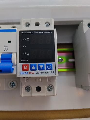 argus security systems: Регулируемый реле‑защитник по напряжению и току Skat VA‑Protector — 1