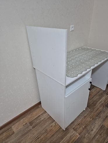 офисный шкафы: Офисная тумба, Б/у, ЛДСП, цвет - Белый — 5