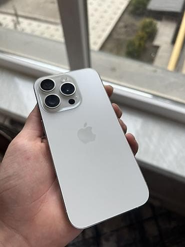 IPhone 15 Pro, 256 ГБ, Natural Titanium, Чехол, 86 % at lalafo.kg IPhone 15 Pro, 256 ГБ, Natural Titanium, Чехол, 86 %