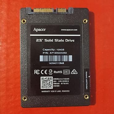 e96a hoco: Накопитель для ПК, Б/у, Apacer, SSD, 128 ГБ, 2.5" — 2