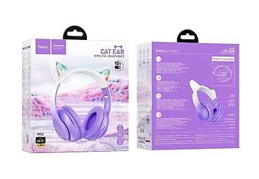 HOCO W42 Cat Ear — беспроводные накладные наушники с кошачьими ушками