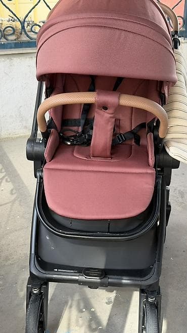 детские коляски цены и фото: Прогулочная коляска с реверсивным сиденьем, цвет пудрово‑розовый — 2