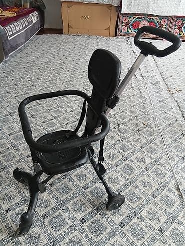 трёх колесный велик: Детское прогулочное велосипедное кресло-каталка (baby trike/buggy — 3