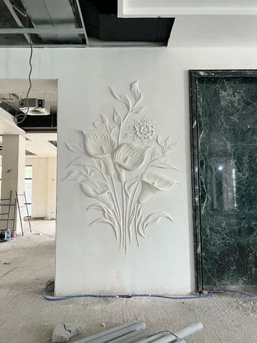 Барельеф Делаем любую форму и размер под ваш интерьер От 8500сом за at lalafo.kg Барельеф Делаем любую форму и размер под ваш интерьер От 8500сом за