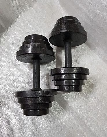 Гантели: Гантели 💪🏻 1кг=170сом ▫️разборные, железные (чугун) ▫️заводское — 10