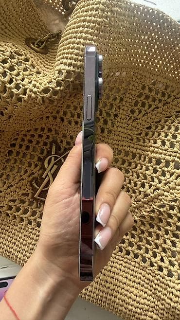 самсунг 24 с: IPhone 14 Pro Max, Б/у, 1 ТБ, Deep Purple, Защитное стекло, Чехол, Кабель, 85 % — 6