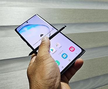 Техника жана электроника: Samsung Note 10 Plus, Колдонулган, 256 ГБ, түсү - Кара, 1 SIM — 5