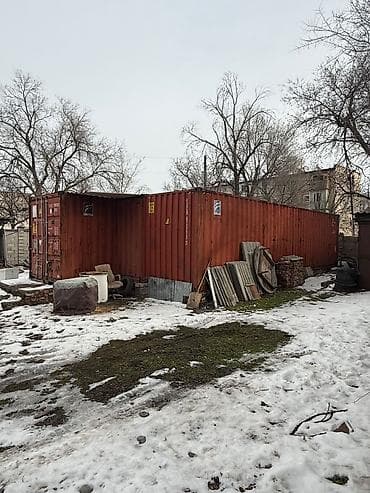 контейнер кудай берген: Продётся Морской контейнер 40 футов длина 12 м высота 2.70 красного — 1