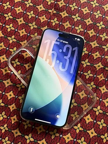 IPhone 14 Pro Max, Б/у, 256 ГБ, Черный, Чехол, 84 %