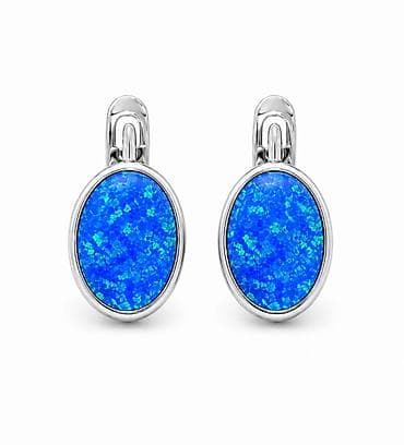 Личные вещи: Серьги Blue Opal из серебра 925 — ADAMANT - Артикул: 14134 - — 3