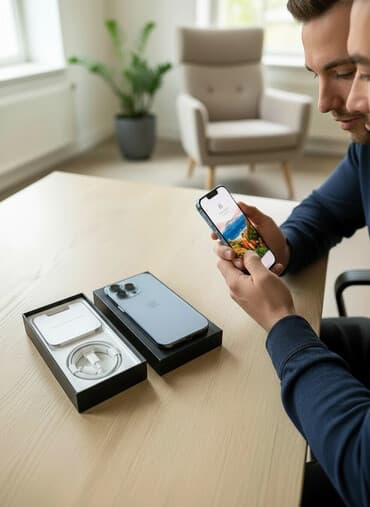 айфон 12 про мини: IPhone 13 Pro, Sierra Blue, Кабель — 1