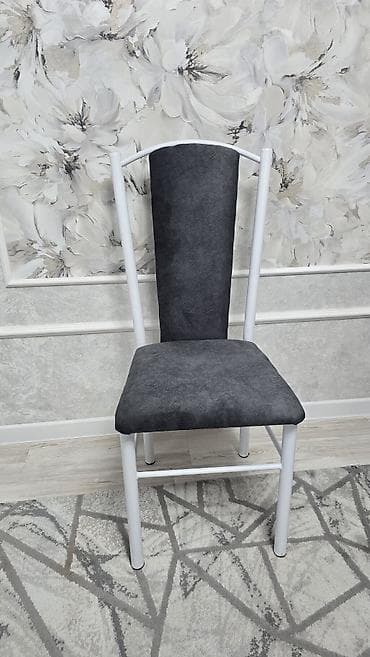 стулья табуретки: Стул для кухни, Железо, цвет - Серый — 4