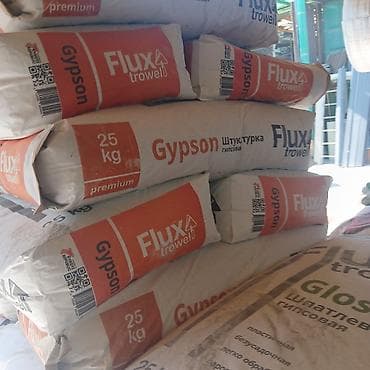 solutions elementary: Сухие строительные смеси Flux Trowel и Verolit в мешках: - Flux — 4
