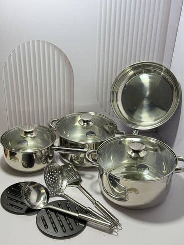 новый посуда: 🔥НОВЫЕ ПОСТУПЛЕНИЕ🔥 🏷️ НАБОР КОСТРЮЛЬ 💵 2500 KGS Адрес:г.Бишкек — 2