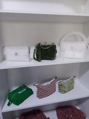 Зер буюмдар: Сумки ручной работы из прозрачных и цветных акриловых бусин - Модели — 7